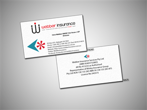 Business Card Design by Plawan Designs for Webber Insurance Services | Design: #488268