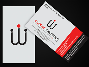 Business Card Design by Omee for Webber Insurance Services | Design: #475655