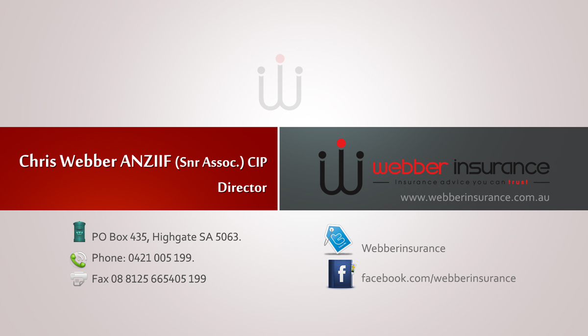 Business Card Design by sagar for Webber Insurance Services | Design #482798