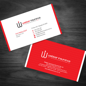 Business Card Design by asimali for Webber Insurance Services | Design: #477755