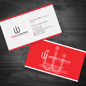 Business Card Design by asimali for Webber Insurance Services | Design: #477814
