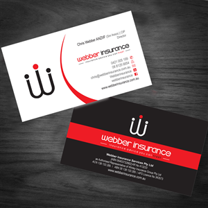 Business Card Design by asimali for Webber Insurance Services | Design: #478665