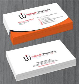 Business Card Design by asimali for Webber Insurance Services | Design: #482068