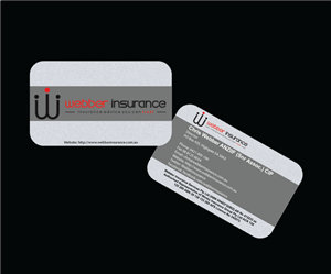 Business Card Design by Hexatechbd for Webber Insurance Services | Design: #484849