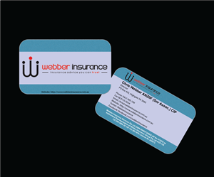 Business Card Design by Hexatechbd for Webber Insurance Services | Design: #485448