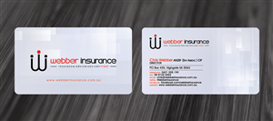Business Card Design by diRtY.EMM for Webber Insurance Services | Design: #474794