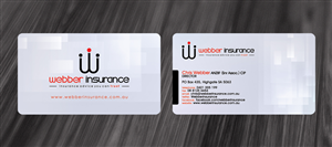 Business Card Design by diRtY.EMM for Webber Insurance Services | Design: #474796