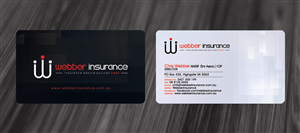 Business Card Design by diRtY.EMM for Webber Insurance Services | Design: #474799