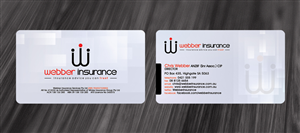 Business Card Design by diRtY.EMM for Webber Insurance Services | Design: #475540