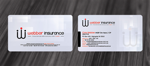 Business Card Design by diRtY.EMM for Webber Insurance Services | Design: #475541