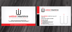 Business Card Design by diRtY.EMM for Webber Insurance Services | Design: #475644