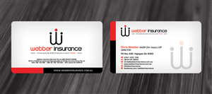 Business Card Design by diRtY.EMM for Webber Insurance Services | Design: #475652