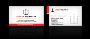 Business Card Design by diRtY.EMM for Webber Insurance Services | Design: #484173