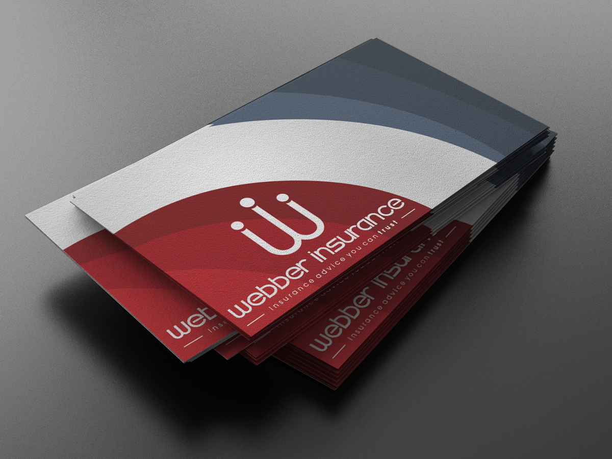 Business Card Design by Marvel Medias for Webber Insurance Services | Design #498258