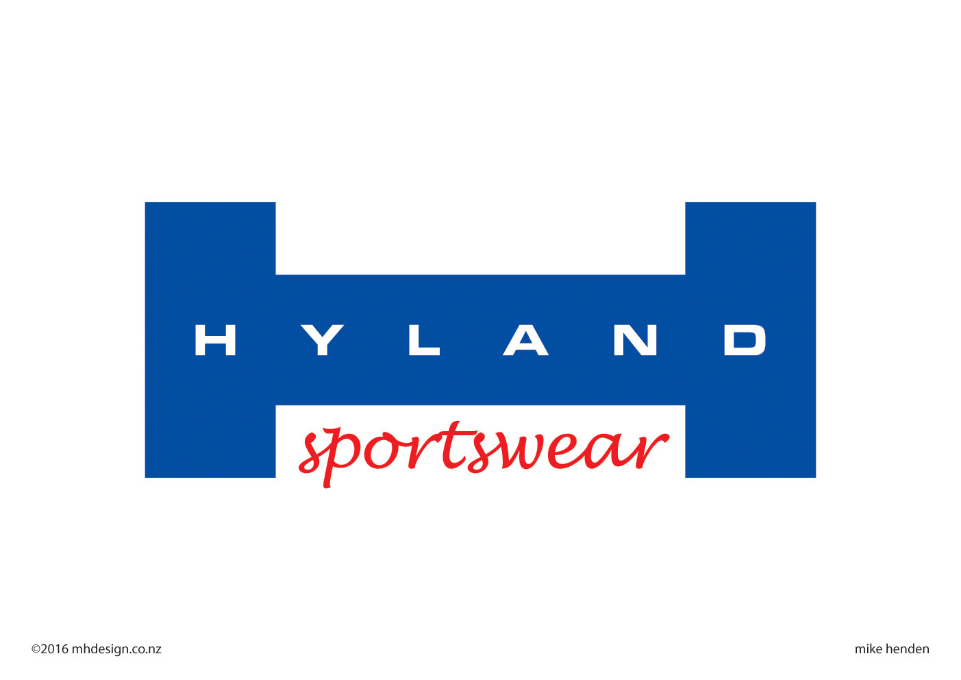 Logo Design by mike henden for HYLAND SPORTSWEAR P/L | Design #11306309