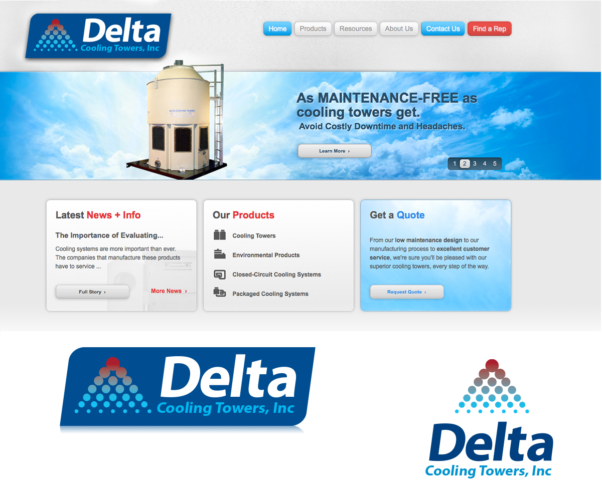 Logo Design by 380designgroup for Delta Cooling Towers | Design #11313250
