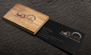 Business Card Design by Riz' for Smith's Fine Edge Woodwork | Design: #11200407