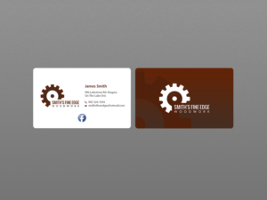 Business Card Design by Creations Box 2015 for Smith's Fine Edge Woodwork | Design: #11216464