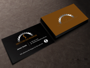 Business Card Design by Creations Box 2015 for Smith's Fine Edge Woodwork | Design: #11216466