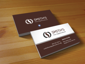 Business Card Design by Creations Box 2015 for Smith's Fine Edge Woodwork | Design: #11216491