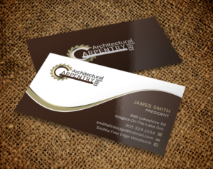 Business Card Design by Brand aid for Smith's Fine Edge Woodwork | Design: #11197617