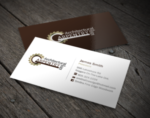 Business Card Design by Brand aid for Smith's Fine Edge Woodwork | Design: #11197619