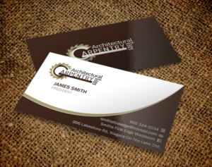Business Card Design by Brand aid for Smith's Fine Edge Woodwork | Design: #11197620