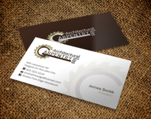 Business Card Design by Brand aid for Smith's Fine Edge Woodwork | Design: #11197626