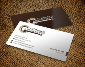Business Card Design by Brand aid for Smith's Fine Edge Woodwork | Design: #11197628