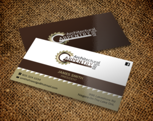 Business Card Design by Brand aid for Smith's Fine Edge Woodwork | Design: #11197630