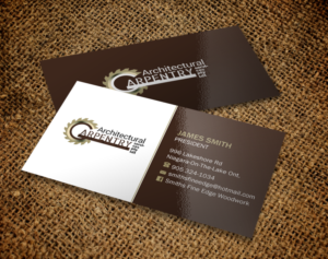 Business Card Design by Brand aid for Smith's Fine Edge Woodwork | Design: #11197631