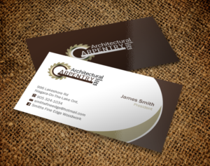 Business Card Design by Brand aid for Smith's Fine Edge Woodwork | Design: #11197632