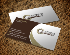 Business Card Design by Brand aid for Smith's Fine Edge Woodwork | Design: #11197633