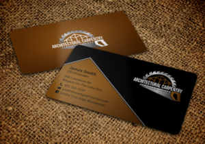 Business Card Design by chandrayaan.creative for Smith's Fine Edge Woodwork | Design: #11197100