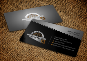 Business Card Design by chandrayaan.creative for Smith's Fine Edge Woodwork | Design: #11197103