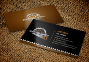 Business Card Design by chandrayaan.creative for Smith's Fine Edge Woodwork | Design: #11197136