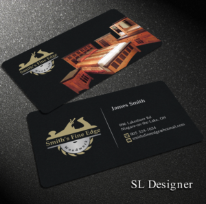 Business Card Design by SL Designer for Smith's Fine Edge Woodwork | Design: #11187710