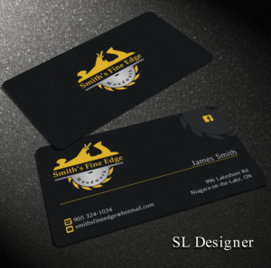 Business Card Design by SL Designer for Smith's Fine Edge Woodwork | Design: #11188141