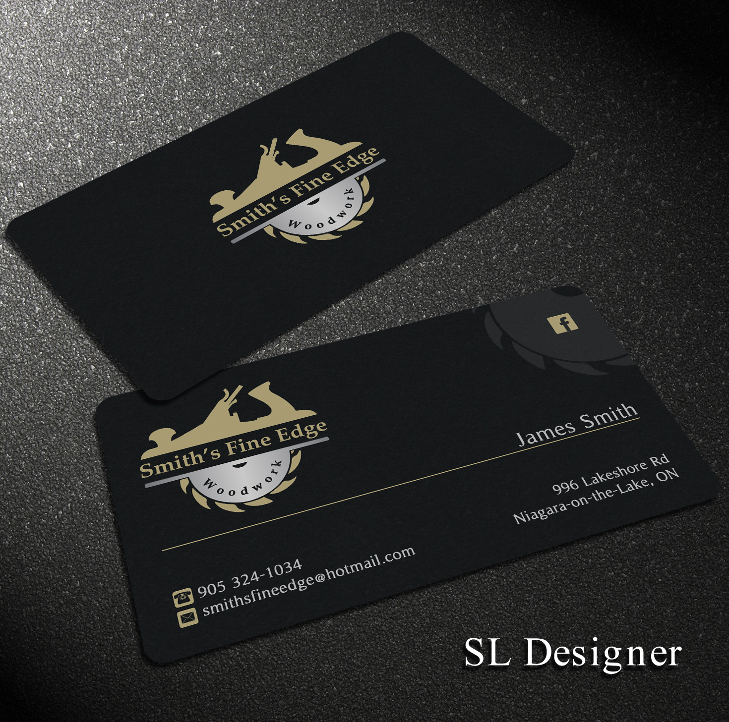 Business Card Design by SL Designer for Smith's Fine Edge Woodwork | Design #11188235