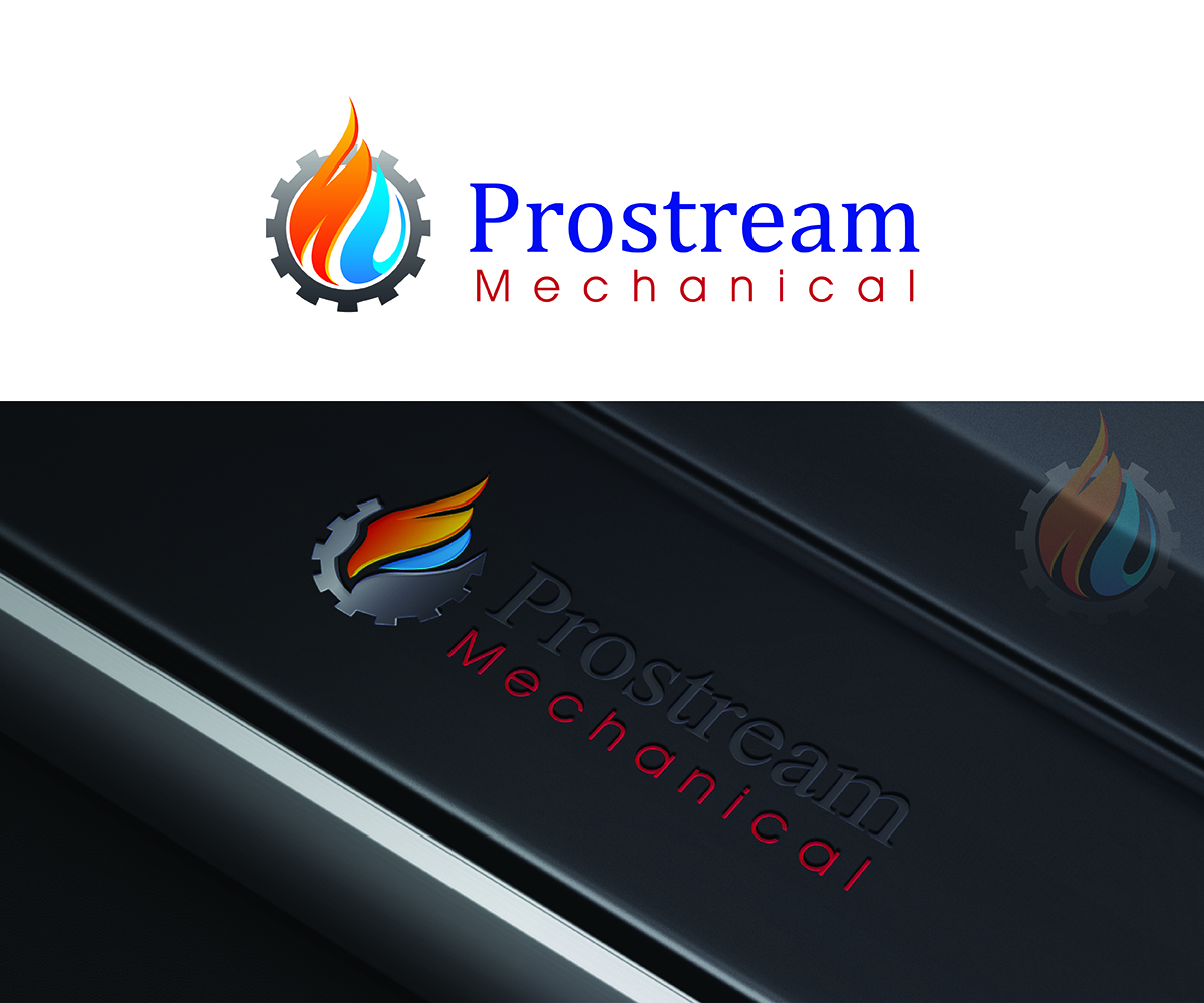 Diseño de Logo por eMARK para Prostream Mechanical | Diseño #11182958