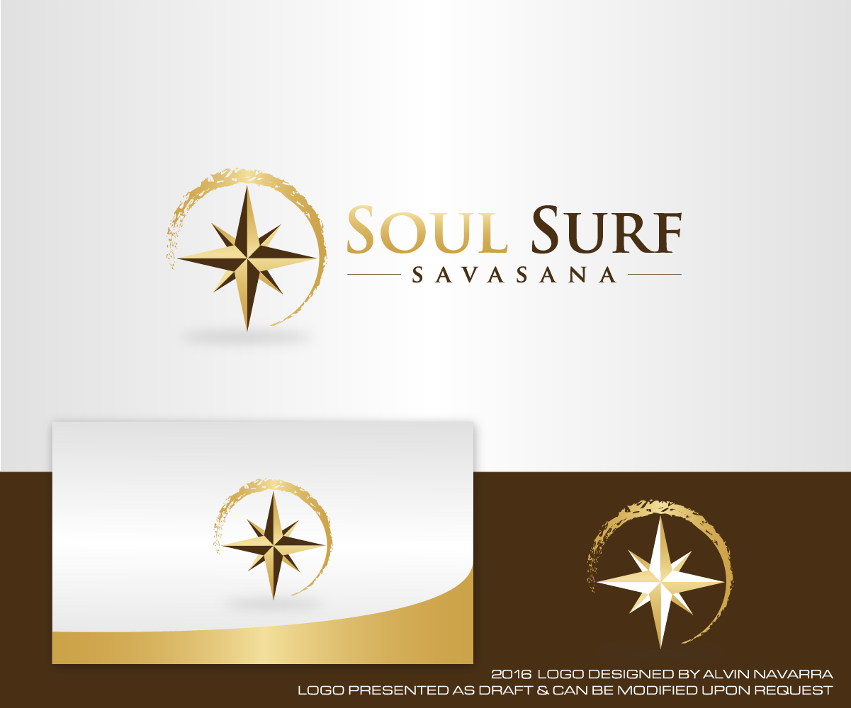 Logo Design by alvinnavarra for Surf ~ Soul ~ Savasana | Design #11376261