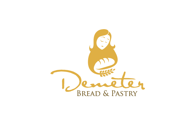 Logo Design by Digihex for Demeter Bread and Pastry | Design #11182286
