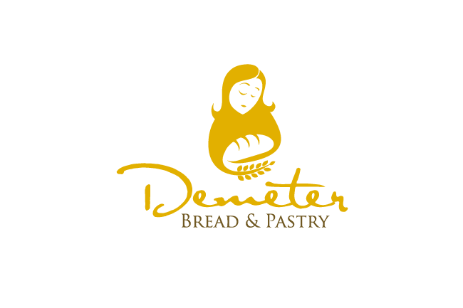 Logo Design by Digihex for Demeter Bread and Pastry | Design #11182287