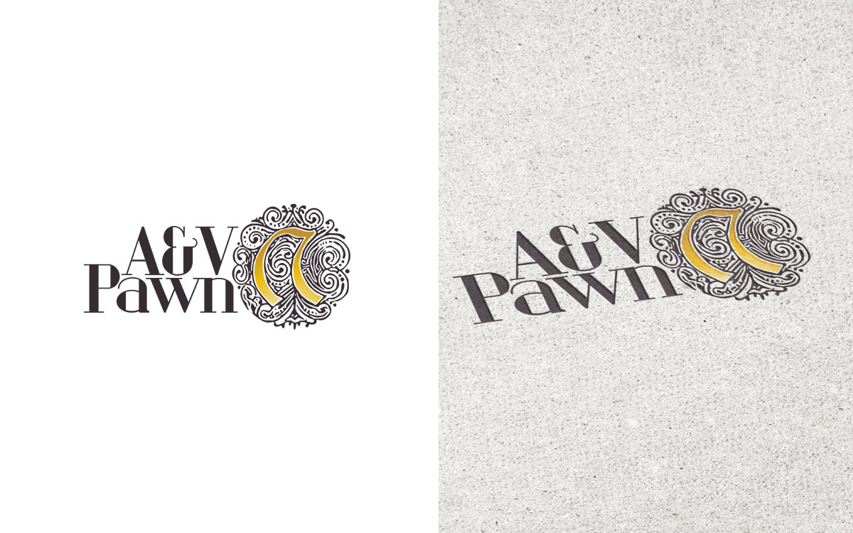 Logo Design by Th3o for A&V Pawn Shop | Design #11258413