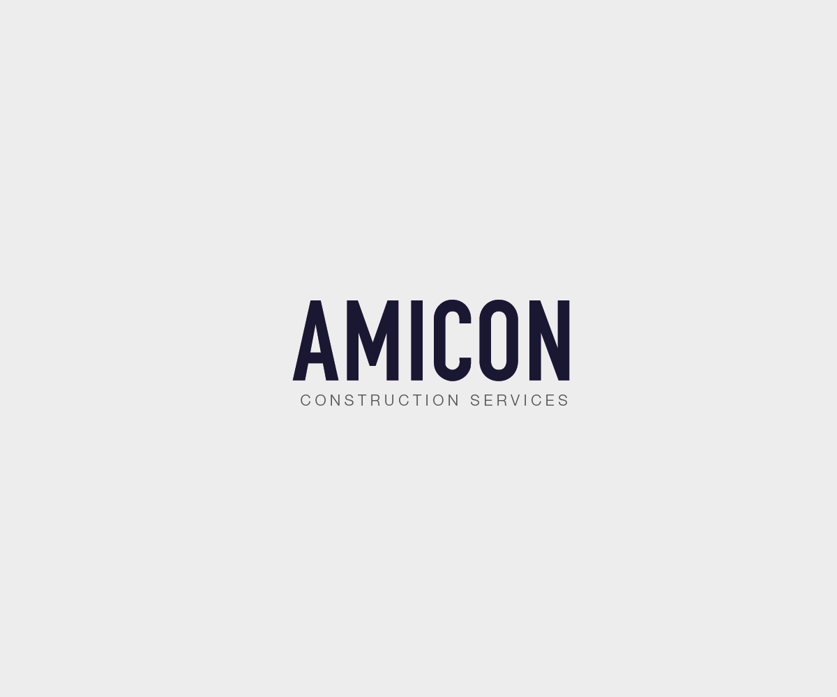 Logo Design for Amicon Construction Services by Shirlei Patricia ...