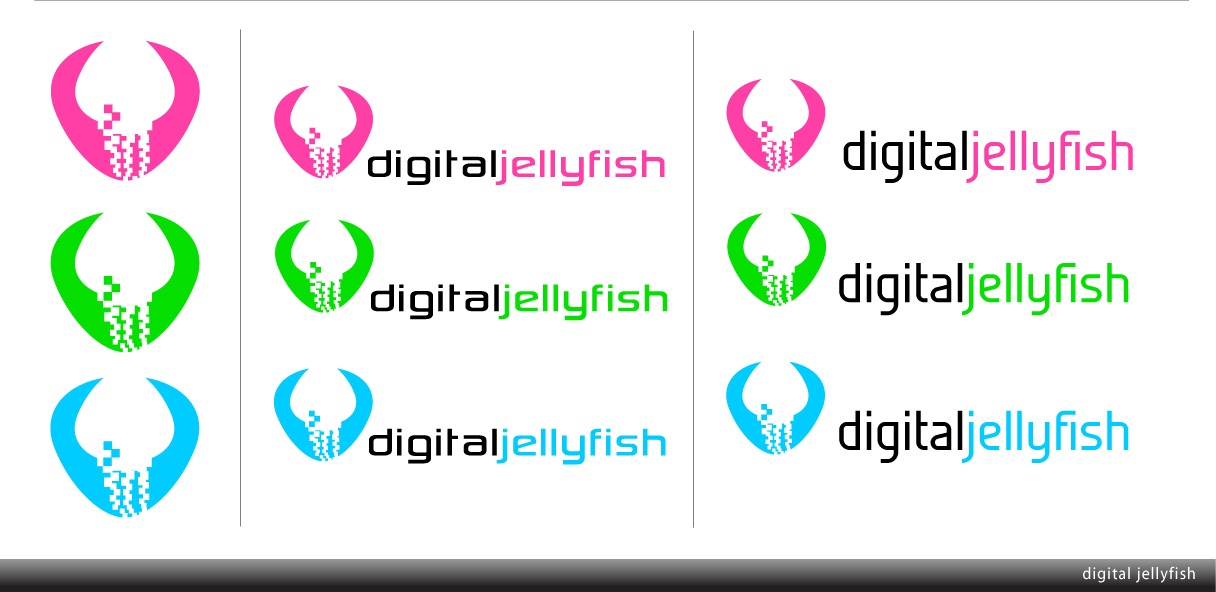 Logo Design by WAkland for Digital Jellyfish | Design #22548