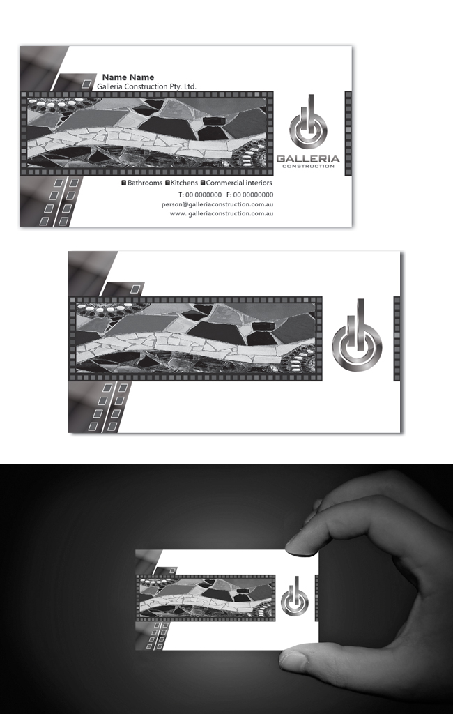 Business Card Design by Artikrafts for Galleria Construction | Design #476128