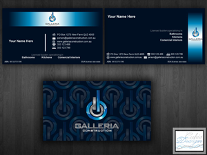 Visitenkarten-Design von cukisdesign für Galleria Construction | Design #475374
