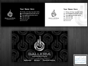 Business Card Design by cukisdesign for Galleria Construction | Design: #478057