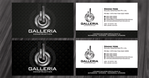 Business Card Design - Construction Company